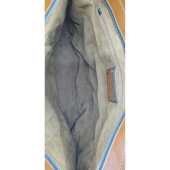 NWD Patricia Nash Viana Leather North South Tan Tote $199.00 - Picture 4 of 5